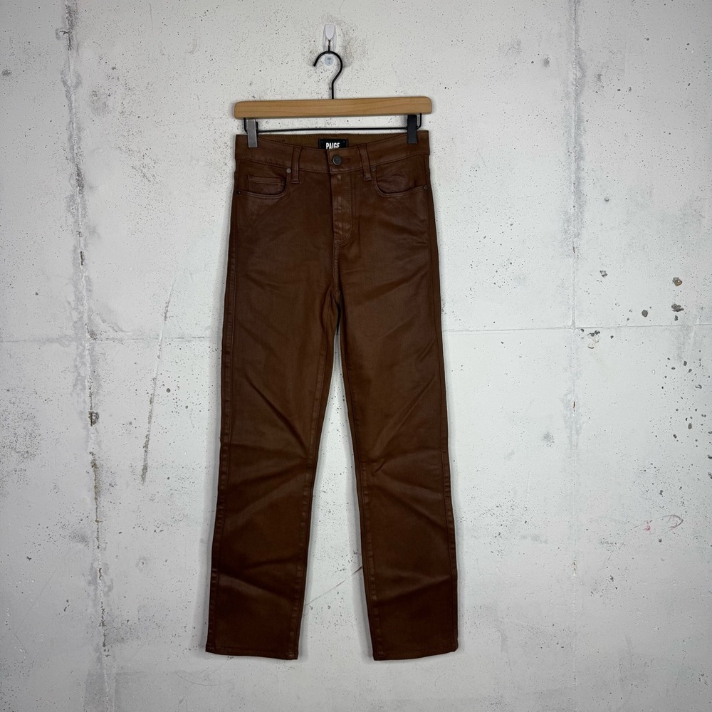 Paige Faux Leather High Rise Pants Skinny 26